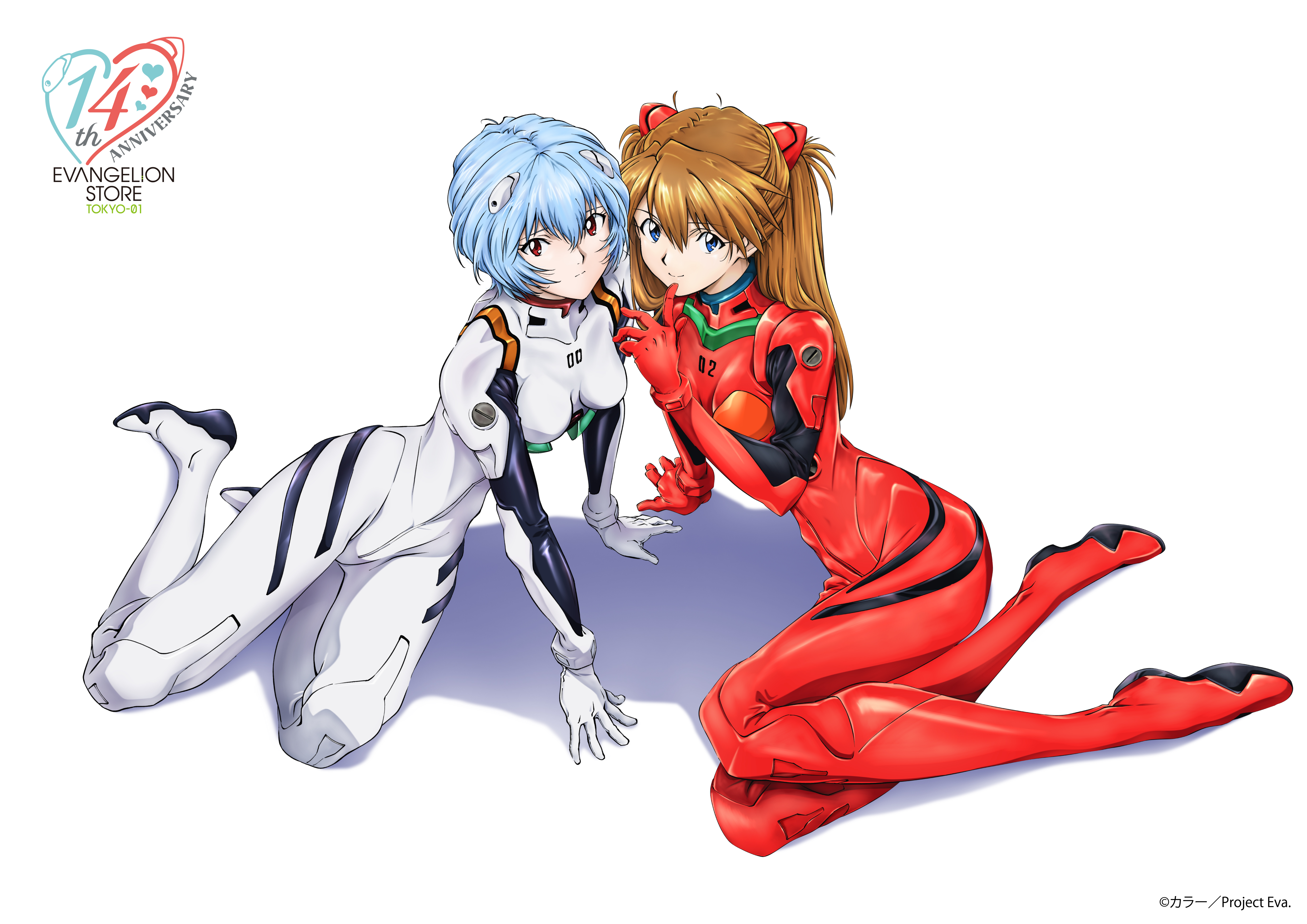 EVANGELION STORE TOKYO-01 14周年記念フェア開催！記念イラストを使用