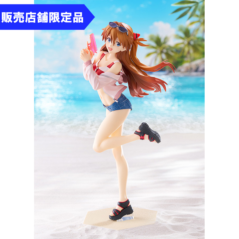 塗装済完成品フィギュアPOP UP PARADE BEACH QUEENS 式波・アスカ
