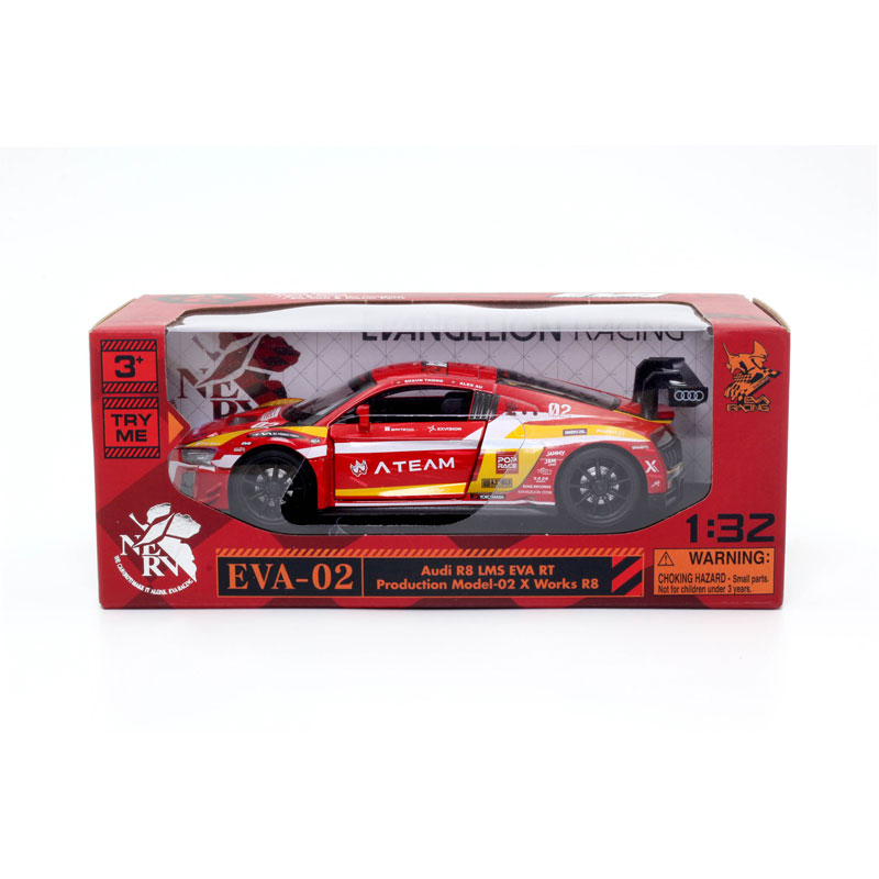 エヴァレーシング1/32ダイキャストカーAudi R8 LMS エヴァ RT 2号機