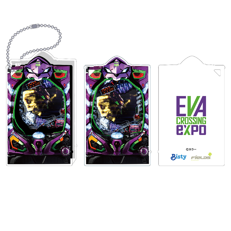エヴァンゲリオン大博覧会】アクリルブロックキーホルダー / CR