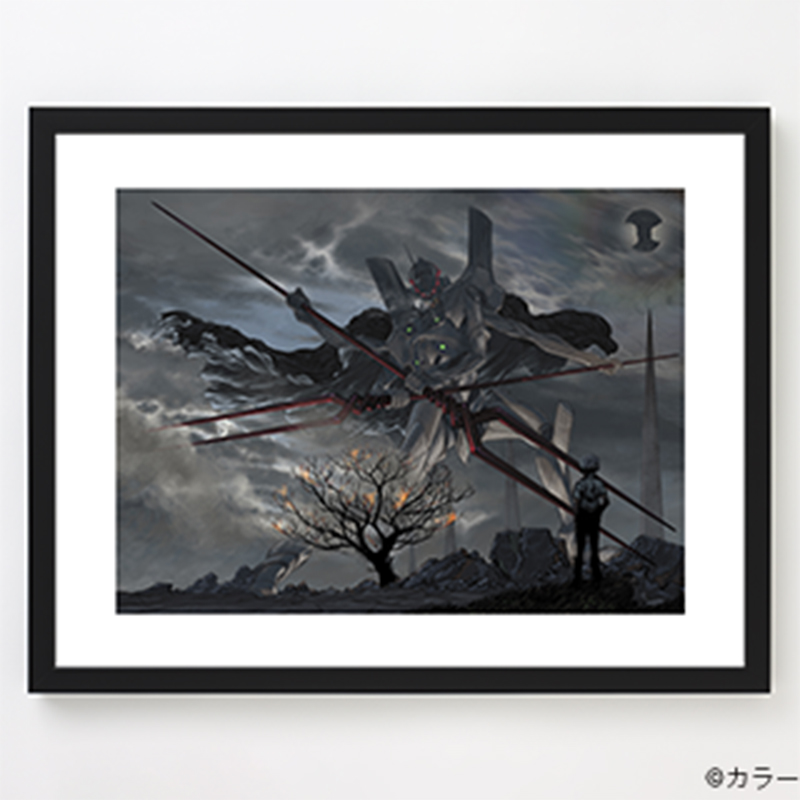 雑 前田真宏 雑画集』発売記念アート展】額装高精彩複製画D（少女