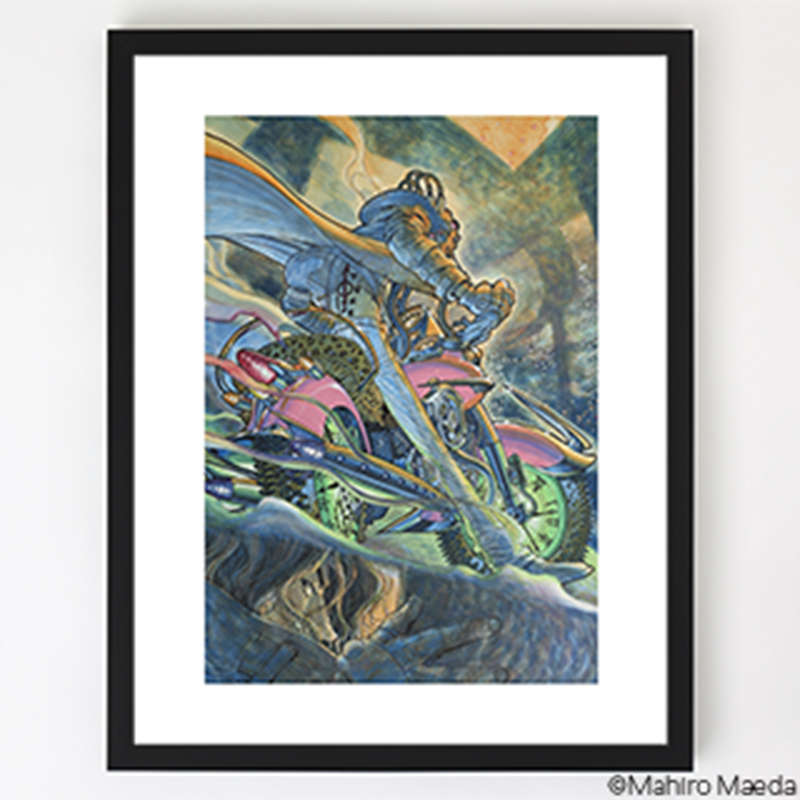 雑 前田真宏 雑画集』発売記念アート展】額装高精彩複製画F（本田技研