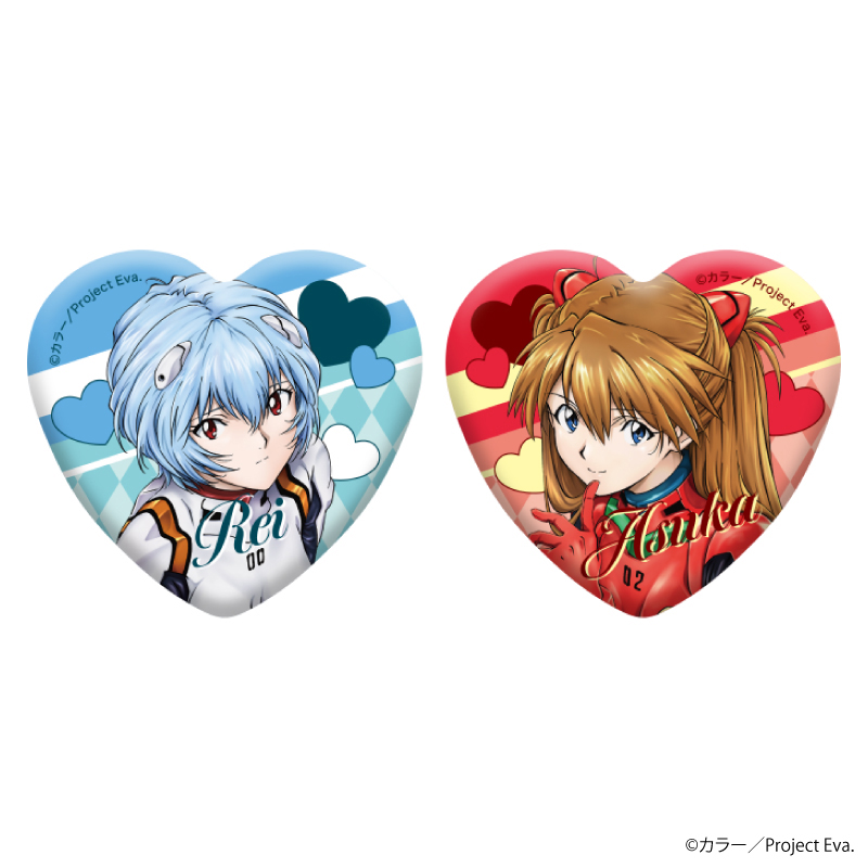 EVA STOREオリジナル ハート形缶バッジセット／NEON GENESIS