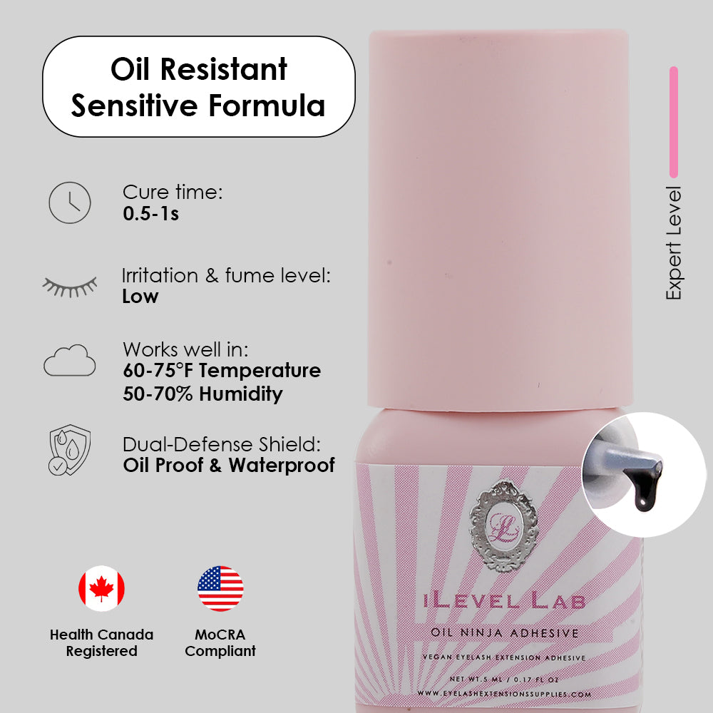 OIL NINJA LASH ADHESIVE – iLevel Lab