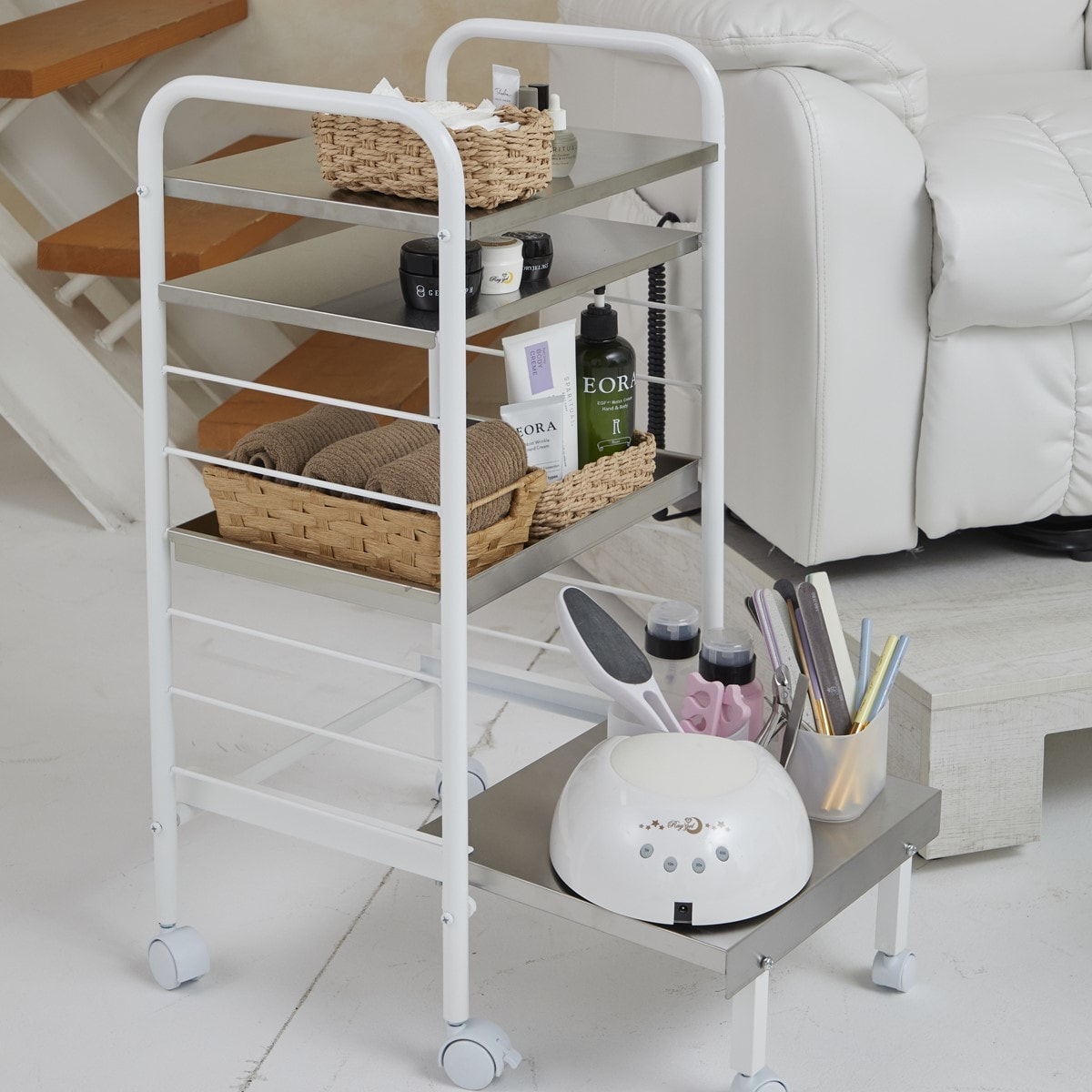 フット施術ラクラクネイルワゴン【日本製】の通販・卸売り | アイ