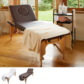 軽量木製折りたたみベッド EB-03（キャリーバッグ付）（ホワイト）の