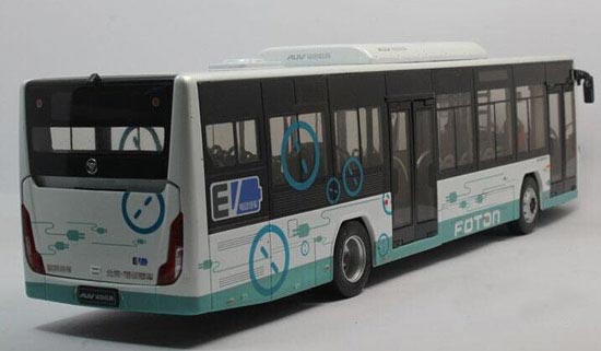 White 1:36 Scale Diecast FOTON Bus Model [NB8T859] : EZBUSTOYS.COM