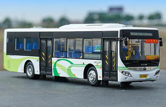 NO.117 White 1:43 Scale Diecast Yutong E12 City Bus Model [NB3T934