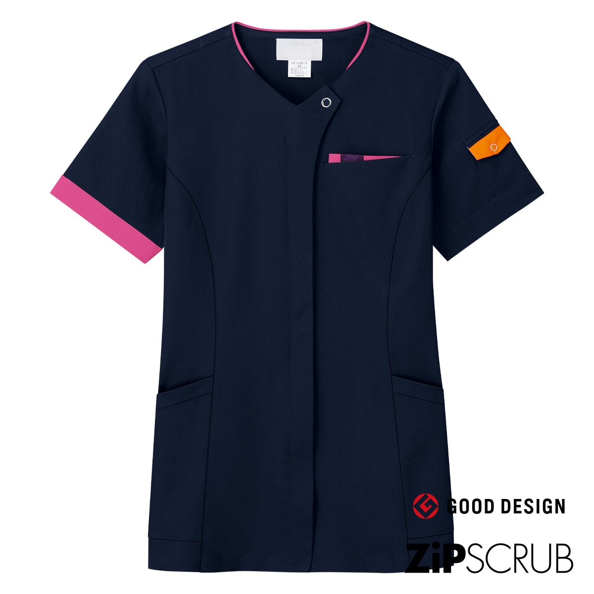 7088SC ジップスクラブ｜医療用白衣・介護ユニフォーム・事務服の