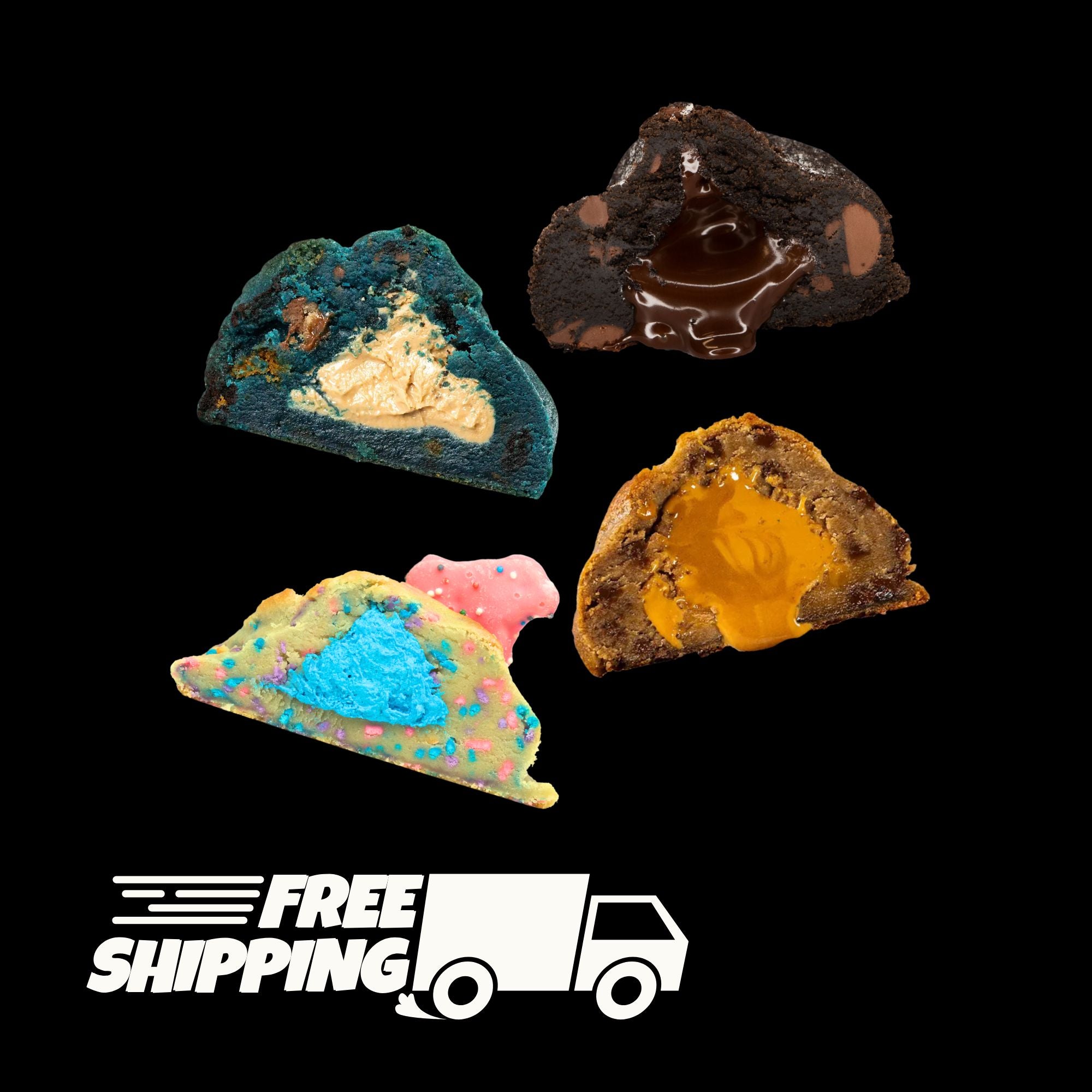 Best Sellers Pack (4ct/8ct) – Fat & Weird Cookie