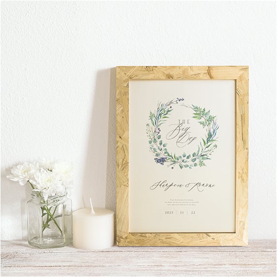 ウェルカムボード手作りの新しいカタチ「favori クラウド」｜【A3