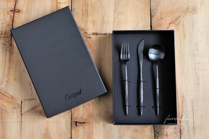 ギフトセット】 Cutipol（クチポール） ｜ MOON カトラリー マット