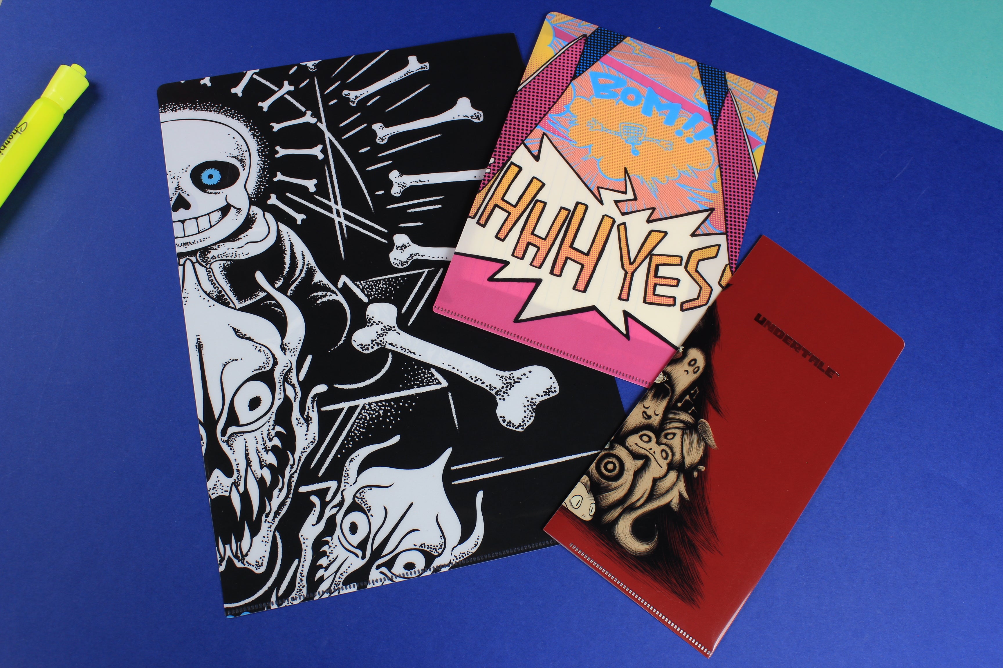 UNDERTALE」－ クリアファイル3種セットB - Fangamer Japan