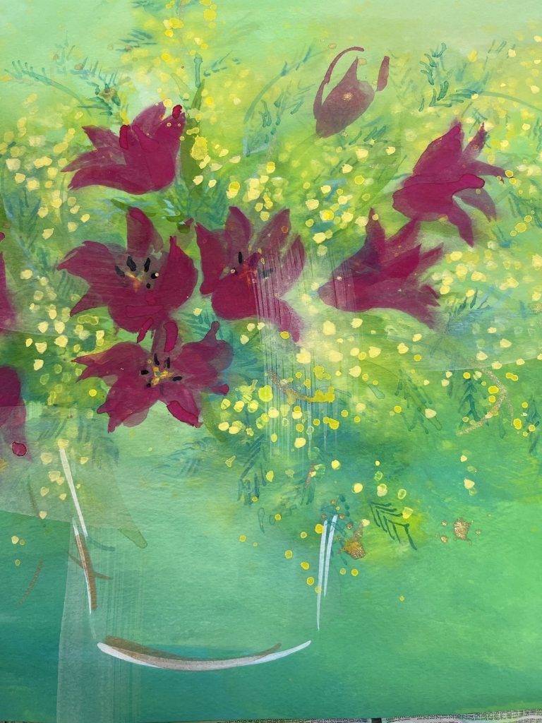 3月 | 2023 | 堀井かずえ | 花の絵ファンタジック水彩画