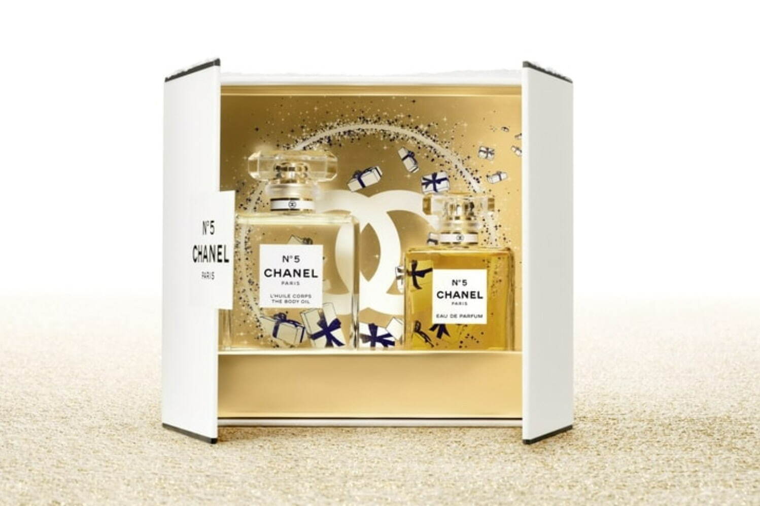 シャネル23年クリスマスコフレ、アイコンフレグランス「シャネル N°5