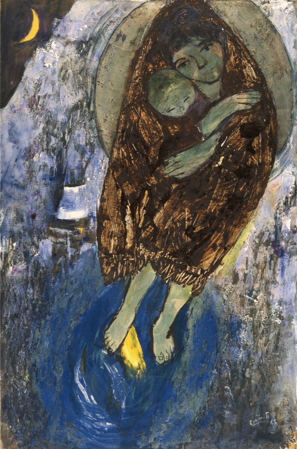 展覧会「近岡善次郎 聖なるイメージ」山形美術館で、母子像や日本の