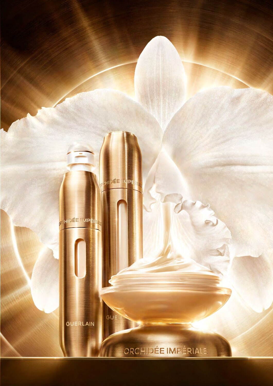 ゲラン最高峰「オーキデ アンペリアル」“天然石カッサ付き！”輝く目も