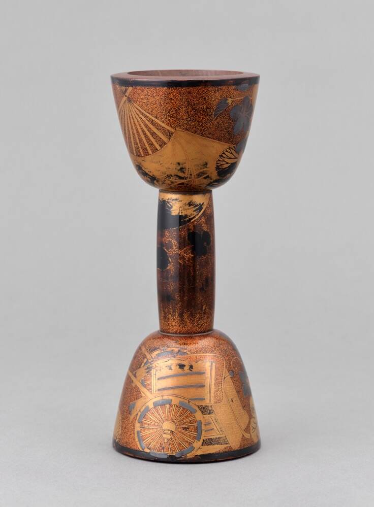 能の楽器“鼓”特集展示が千葉・国立歴史民俗博物館で、蒔絵装飾を凝らし