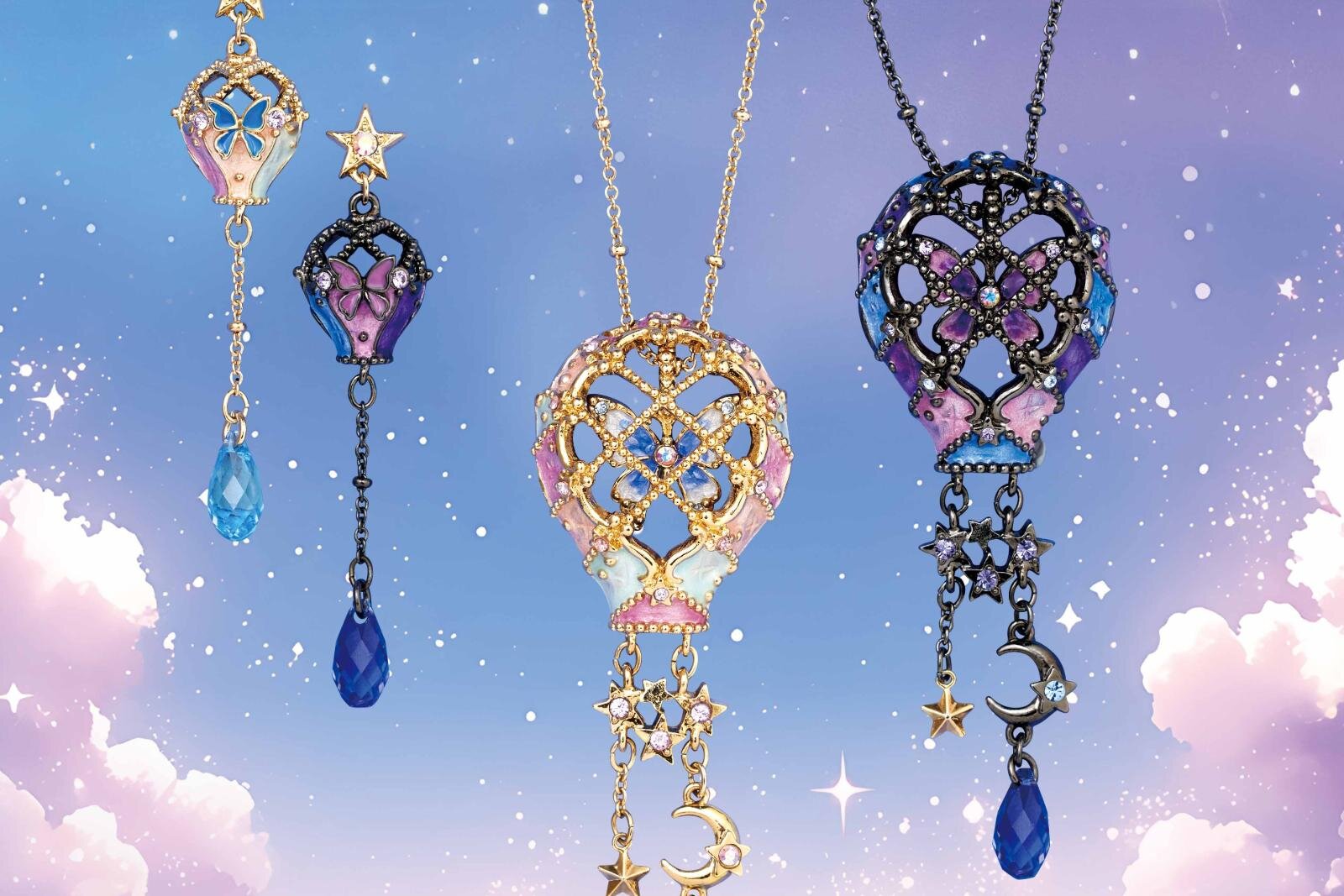 アナ スイ2025年クリスマスアクセサリー“気球”モチーフや“銀世界