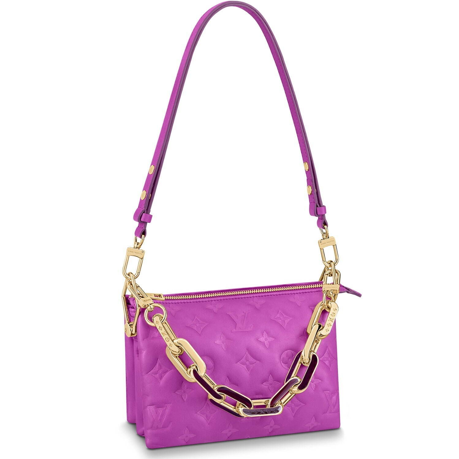 ルイ・ヴィトン「クッサン」新作チェーンバッグ、フューシャピンクの型