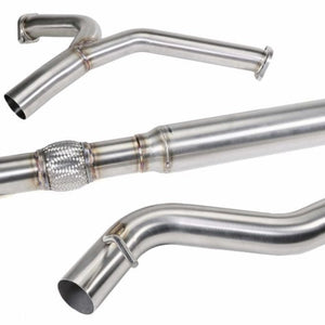 PERRIN Stainless Steel Midpipe W/Resonator 3in. 2022+ WRX