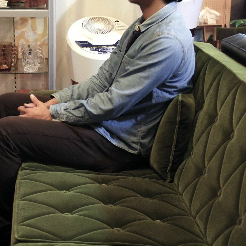 カリモク60+ ハーフクッションモケットグリーン – FELICE.ONLINE