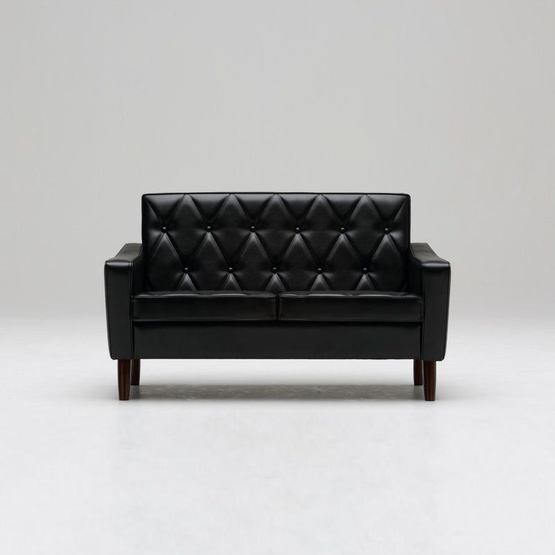 カリモク60 ロビーチェア2シータースタンダードブラック（ダーク