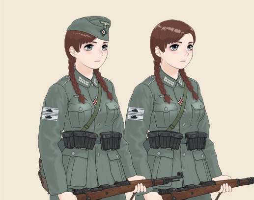 HC6 歴装ヲトメ ハンナ w/3.7cm対空機関砲