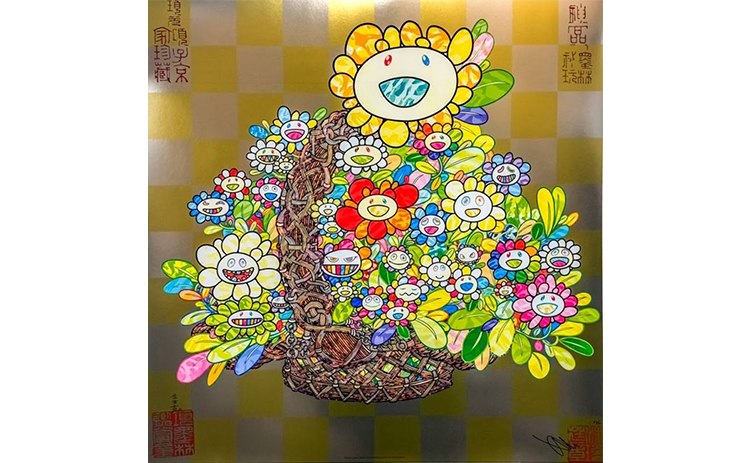 どこでもドア」でお花畑にやって来た！』村上隆 | 絵画・アート販売