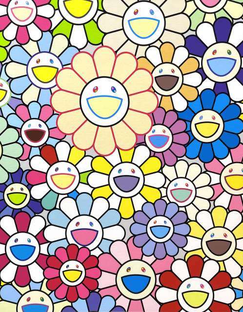 お花畑』村上隆 | 絵画・アート販売 ギャラリー「ファインアーティスト