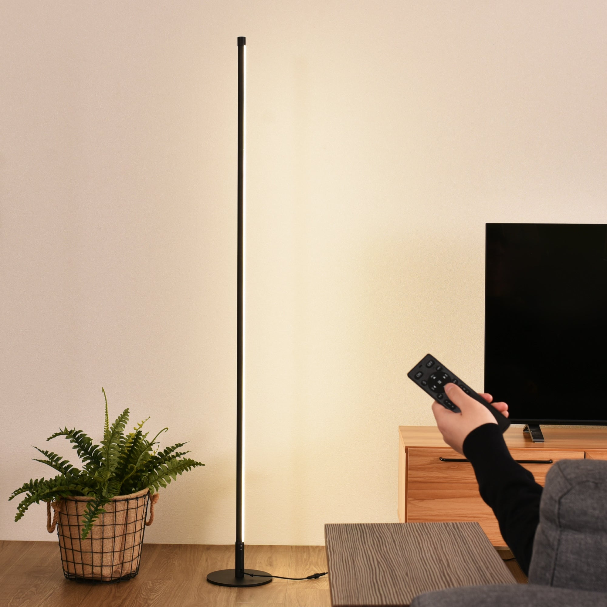 あす着]間接照明 フロアライト フロアタンド リモコン付き スタンド