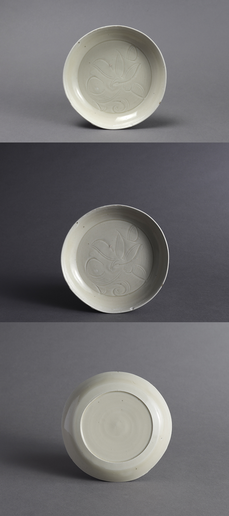 古美術 吉戸 - 宋時代 定窯白磁刻花皿 | 古美術品専門サイト fufufufu.com