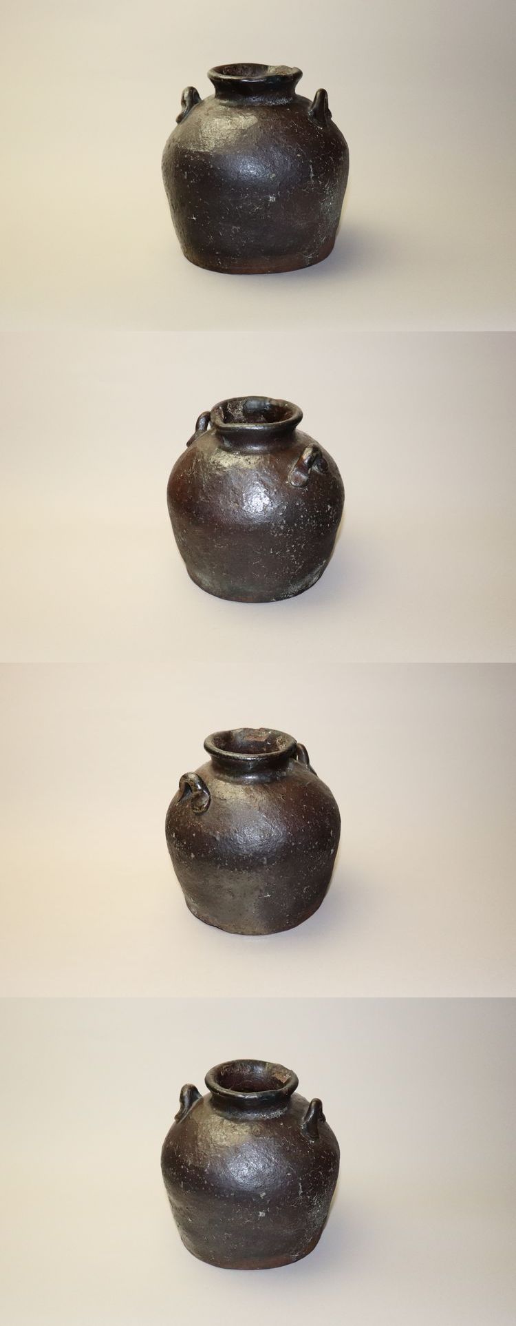 越前焼 お歯黒壷 [B31358] 越前 お歯黒壷 江戸時代 | 古美術ささき