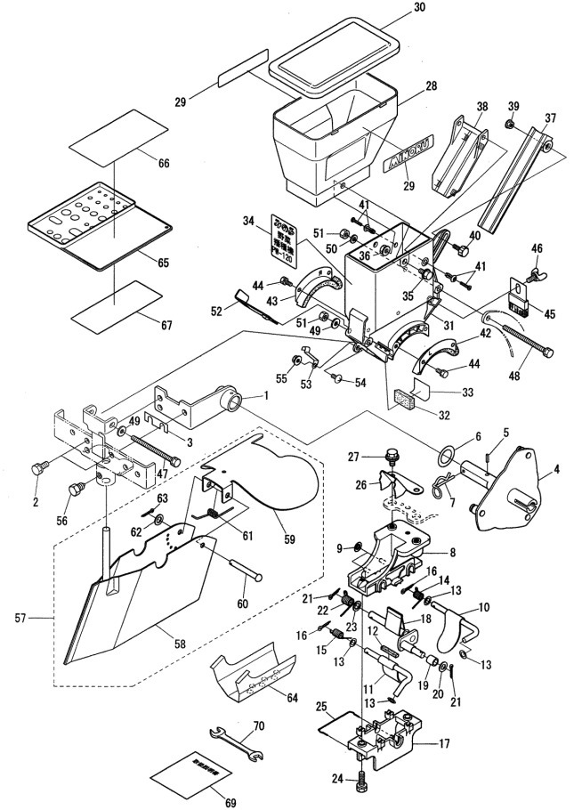 PW-121 【部品 45】 ブラシCP 商品詳細｜株式会社フクトウ｜多種多様な