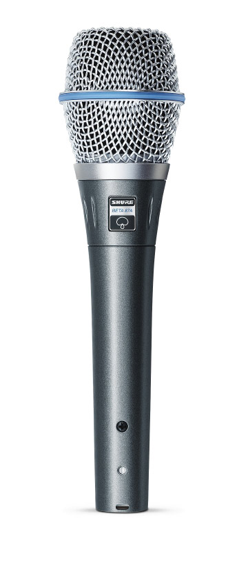 Shure BETA87A Supercardioid Condenser Handheld Vocal Mic | Full
