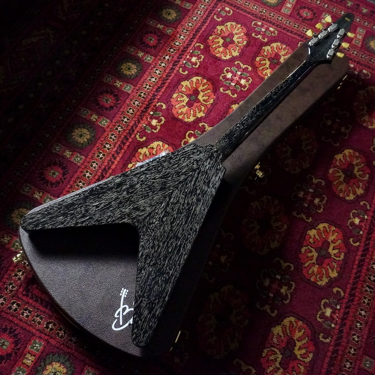 在庫情報/Bizen Works BURNED FV Korina Silver Fox #0843 | Guitar