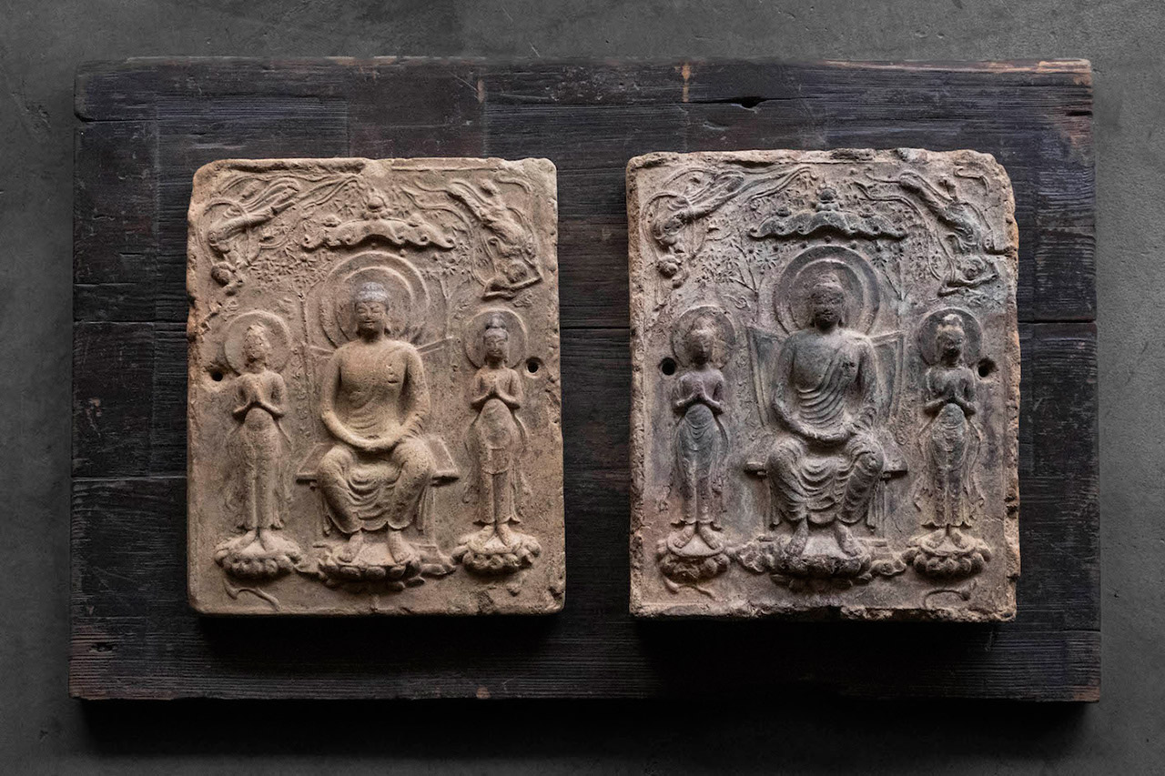 13 塼仏 | ホノグラ的骨董 鈴木学（逆光） | ブログ | 工芸青花 kogei