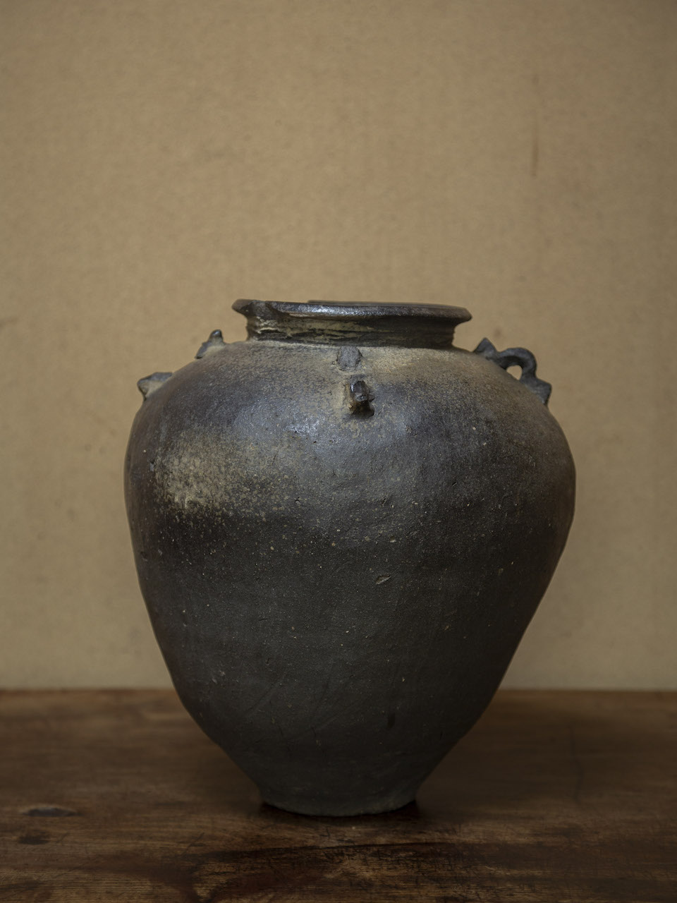 58 珠州耳付大壺| 花と器と 高木孝 | ブログ | 工芸青花 kogei-seika