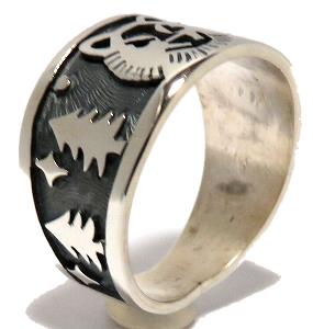 ホピ族製作のリング インディアンジュエリー