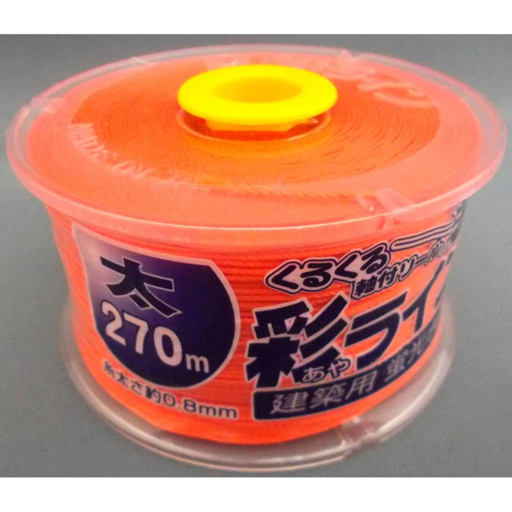 たくみ 彩ライン 蛍光水糸 太270 オレンジ NO．4355 の通販