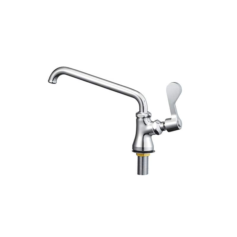 SANEI（サンエイ） レバー式立形上向自在水栓 レバーハンドル