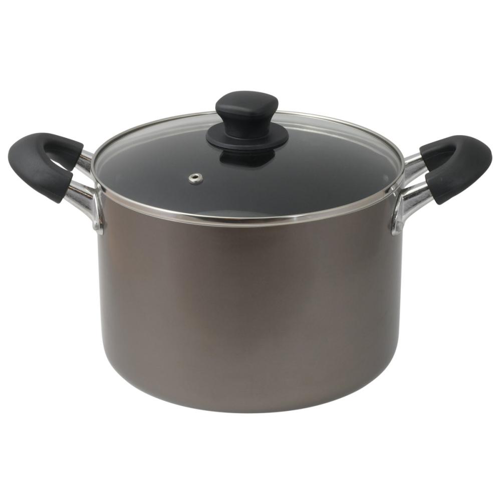 アテーナライフ ふっ素樹脂加工深型両手鍋 IH対応 20cm の通販