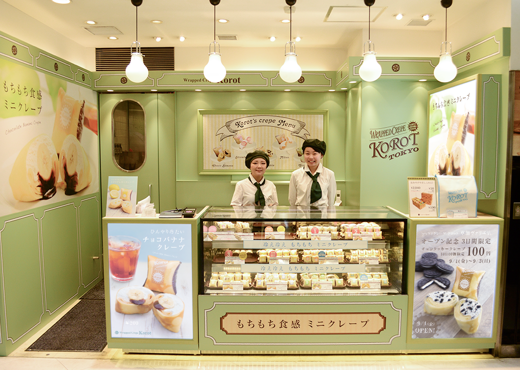 クレープ【コロット 草加ヴァリエ店】-コロットは、都内を中心に展開