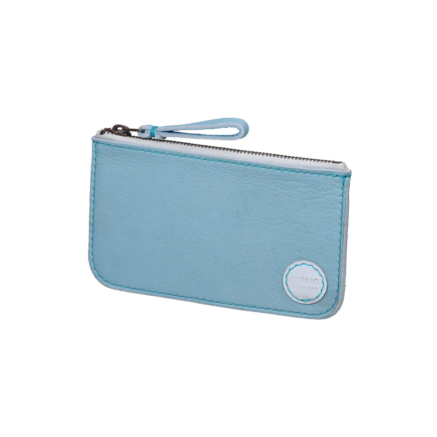 総手縫い 鹿革 マチ無し ポーチ マルチケース | 株式会社 KAZINO