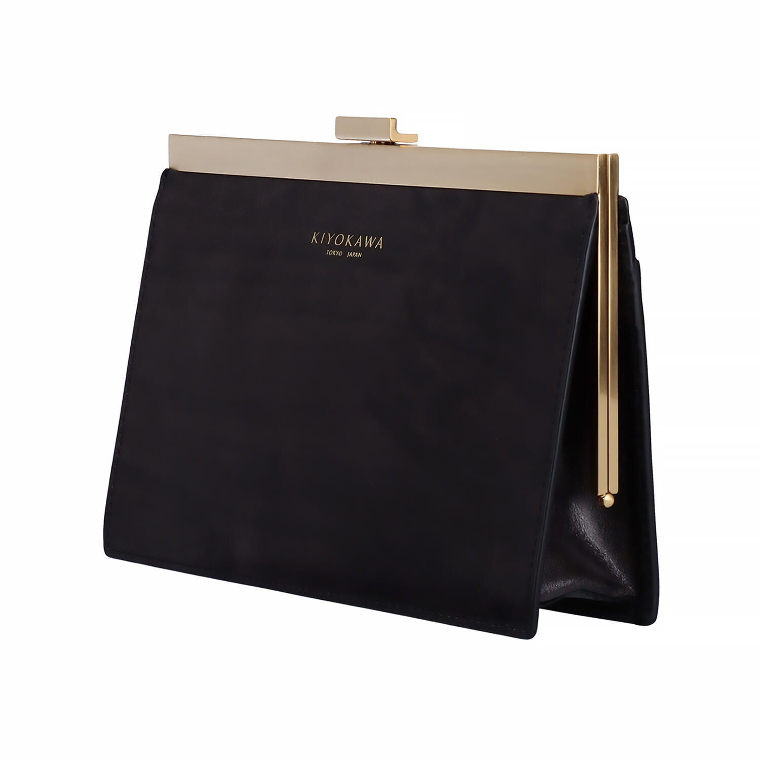 がま口 牛革 口金式 2WAYポシェット | 有限会社 清川商店 | Japan