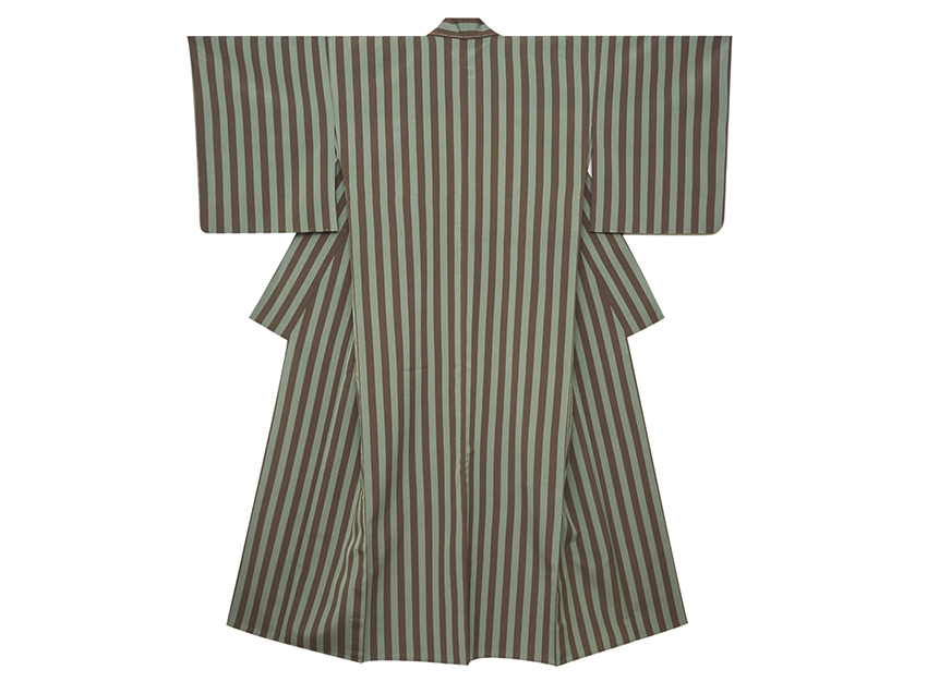 上代縞御召単衣着物 矢代仁製(Y68170sP) 着物紹介