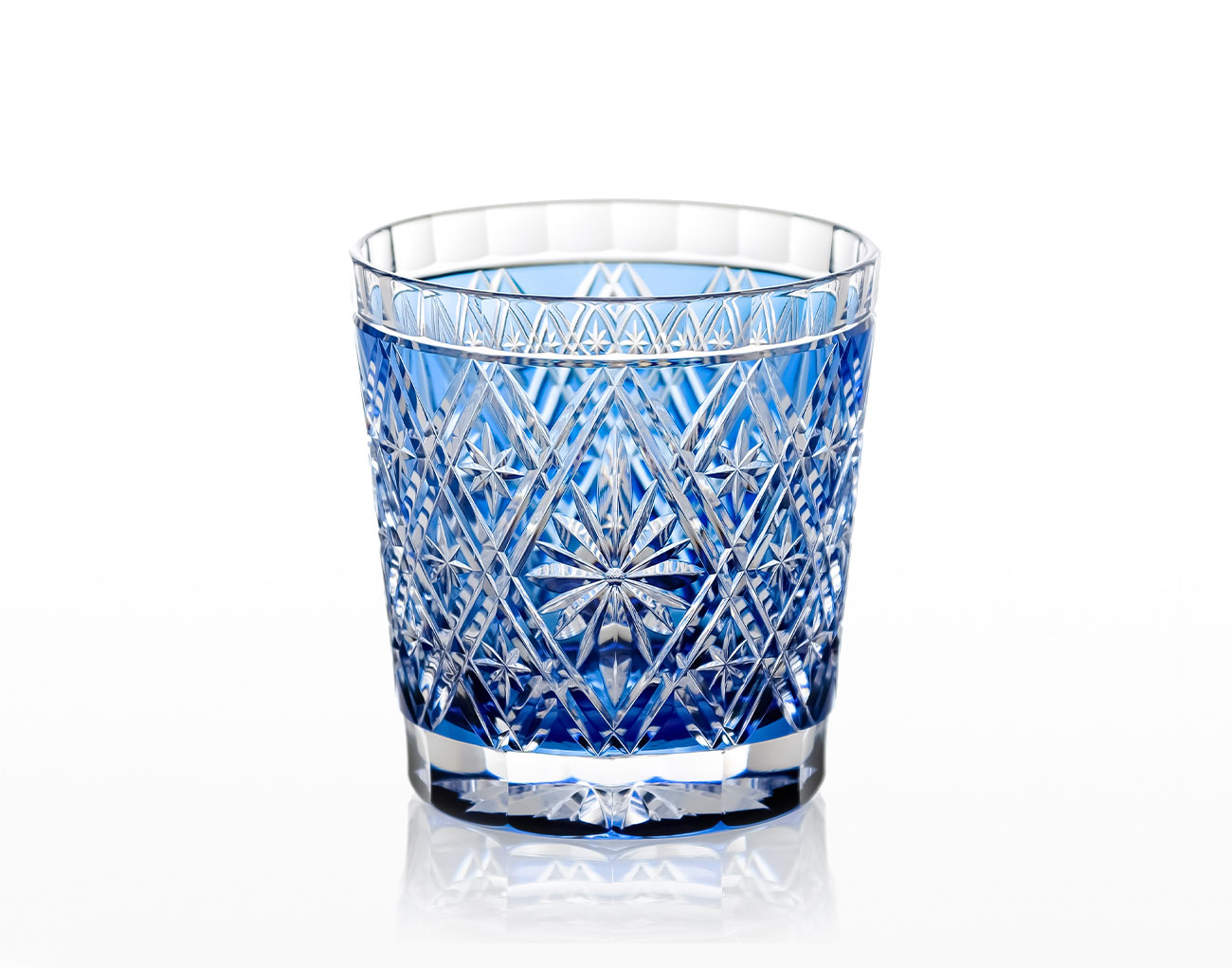 江戸切子 ペア冷酒杯＜星芒＞ | カガミクリスタル