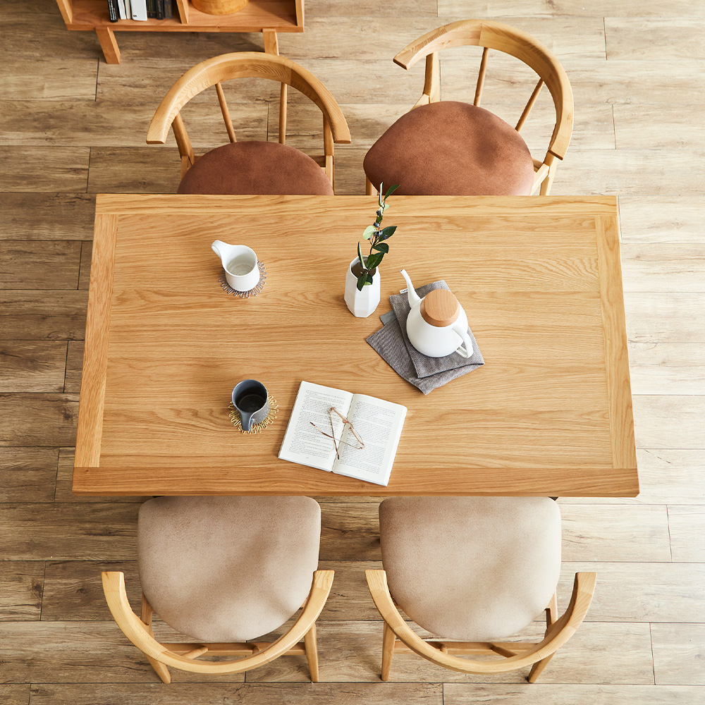 ダイニングテーブル 幅135cm Monte(モンテ) 単品 オークの通販情報