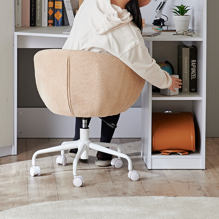 デスクチェア キャスター付き Lune(ルネ) 2色対応の通販情報 - 家具