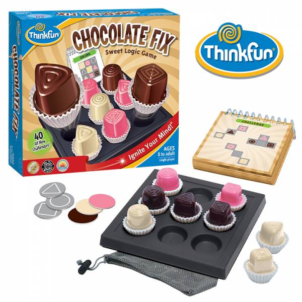 知育玩具 ThinkFun(シンクファン) チョコレート・フィックス 全40問 CE